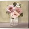 Pink Mason Jar Floral by House Fenway 24" x 24" Canvas Wall Art